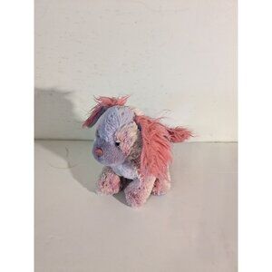 Ganz Webkinz Pink Pizzazzy Puppy Purple Dog Stuffed Animal NO CODE